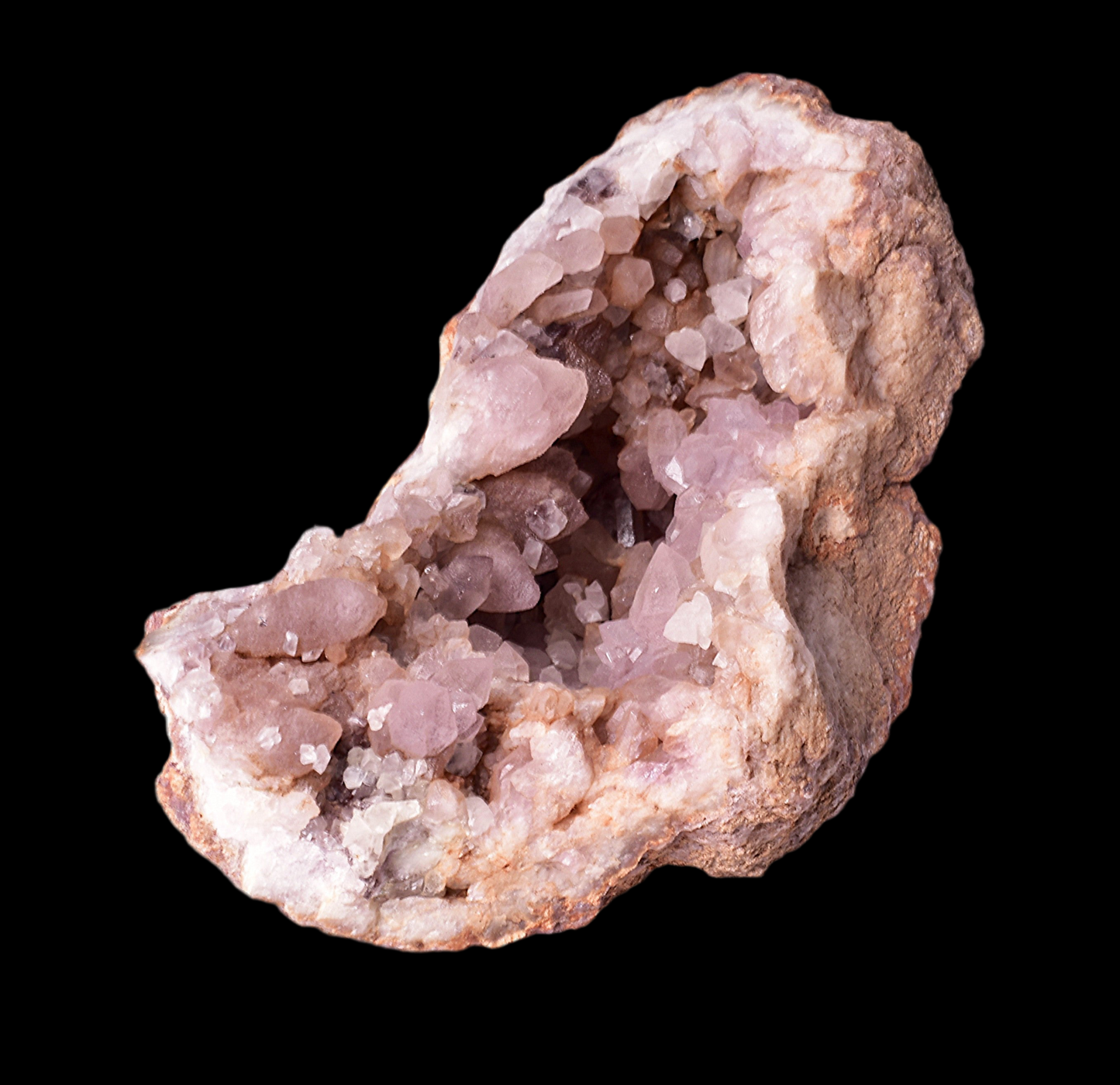 PINK AMETHYST CLUSTER GEODE, Argentina P320