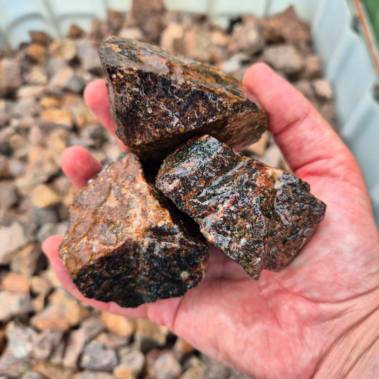 LARGE GARNET Rough by Weight, India ZRR002
