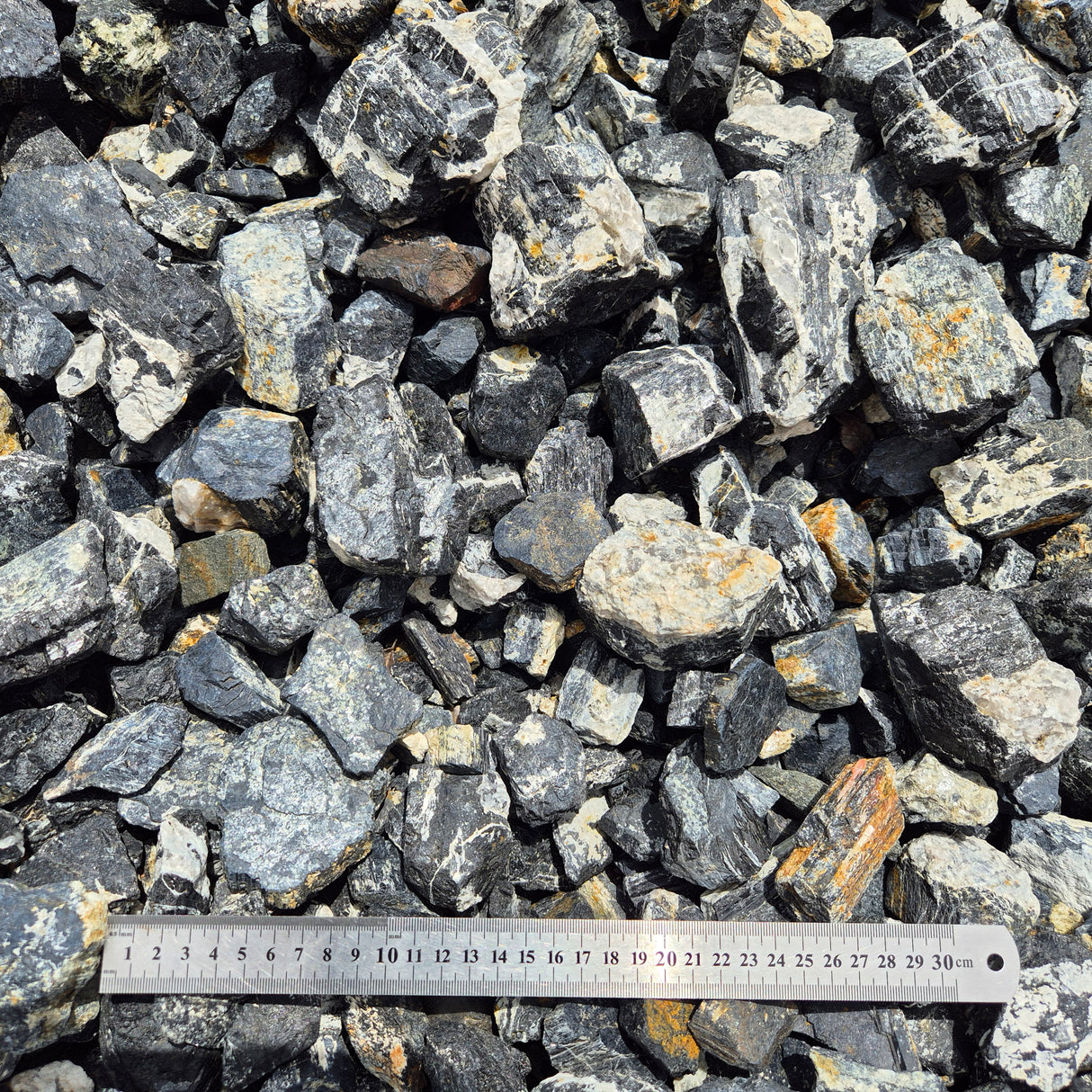 BLACK TOURMALINE Rough by Weight, India ZRR009