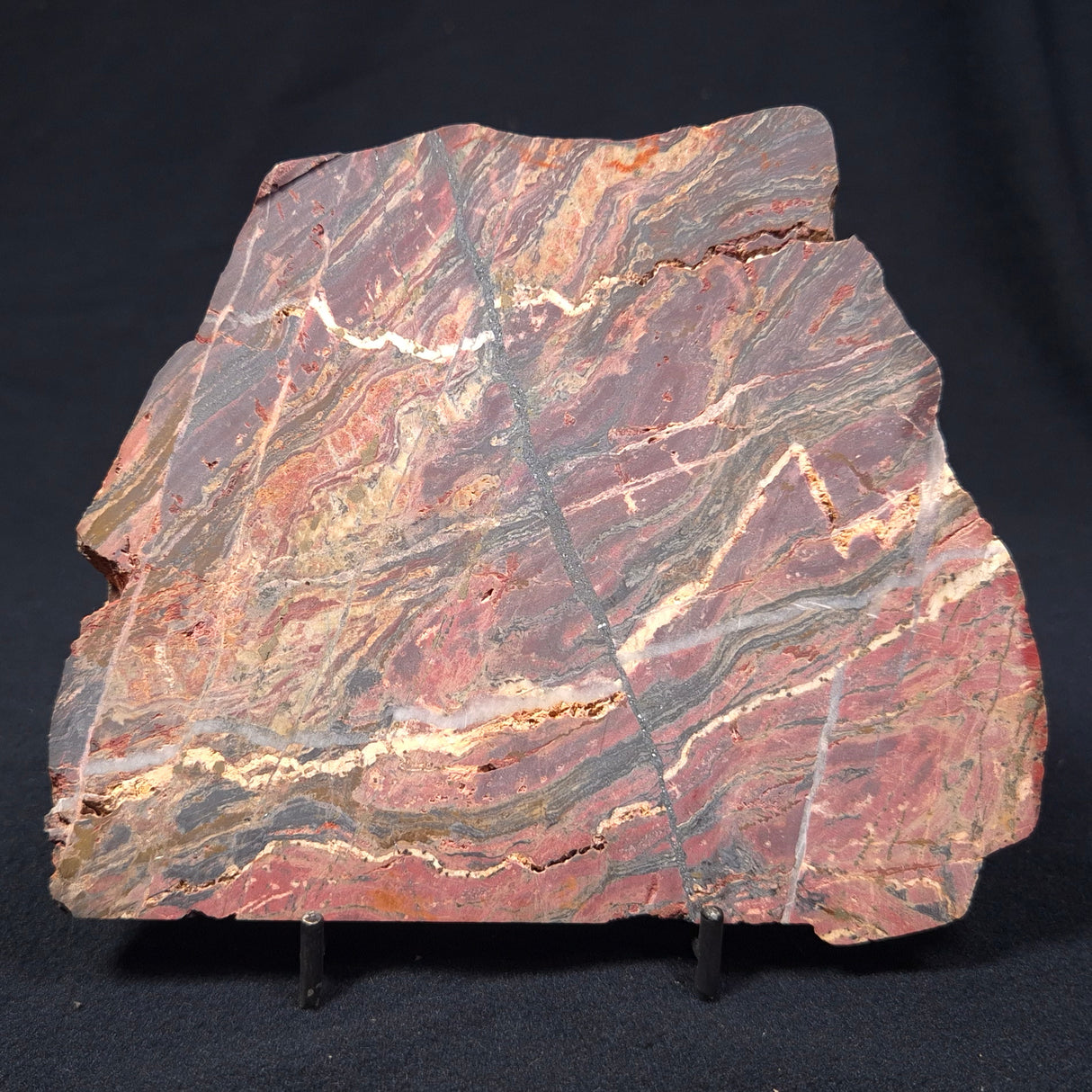 BANDED JASPER WITH HEMATITE, Australia YSC025