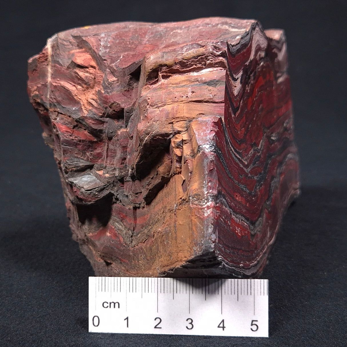 BANDED JASPER WITH HEMATITE, Australia YSC029