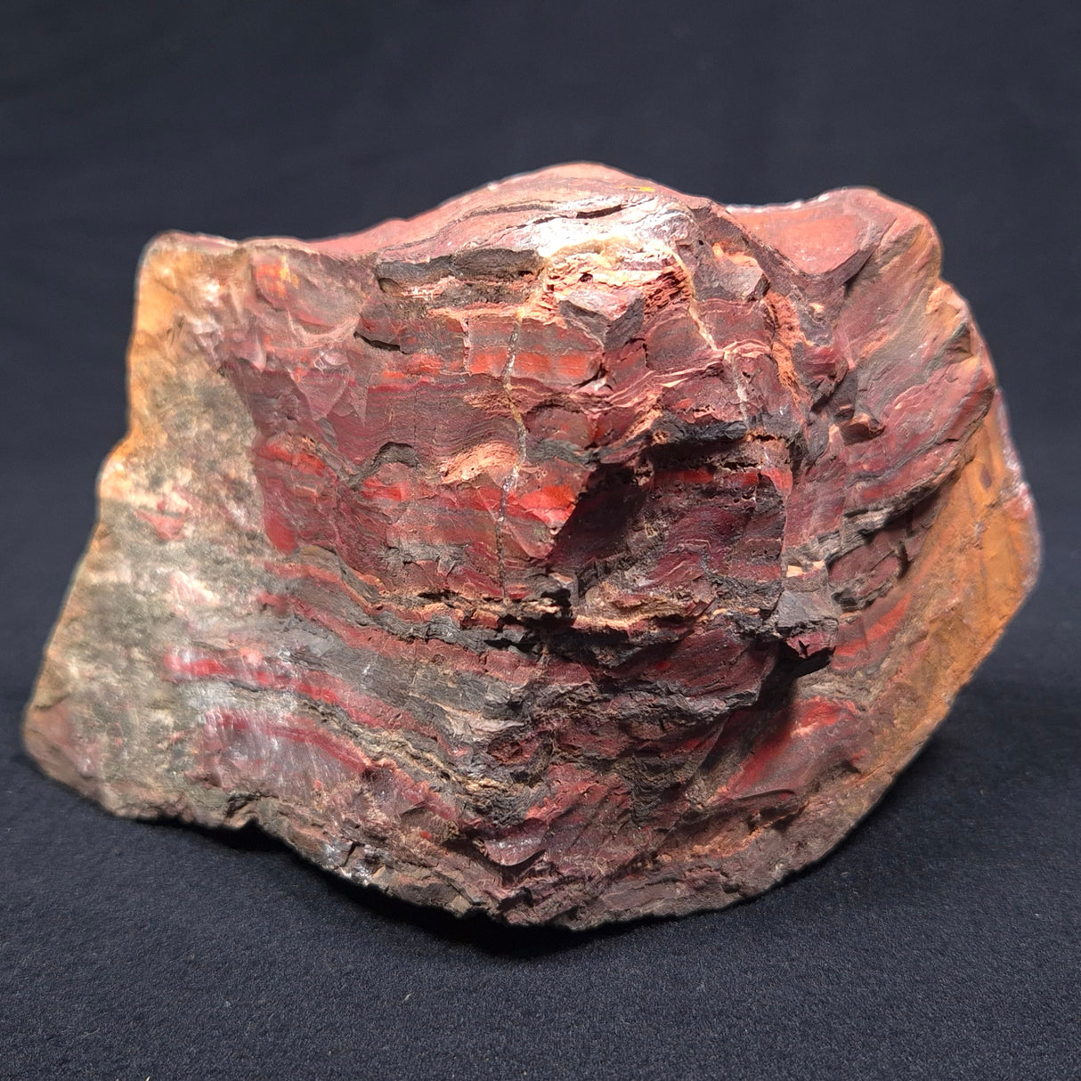 BANDED JASPER WITH HEMATITE, Australia YSC029