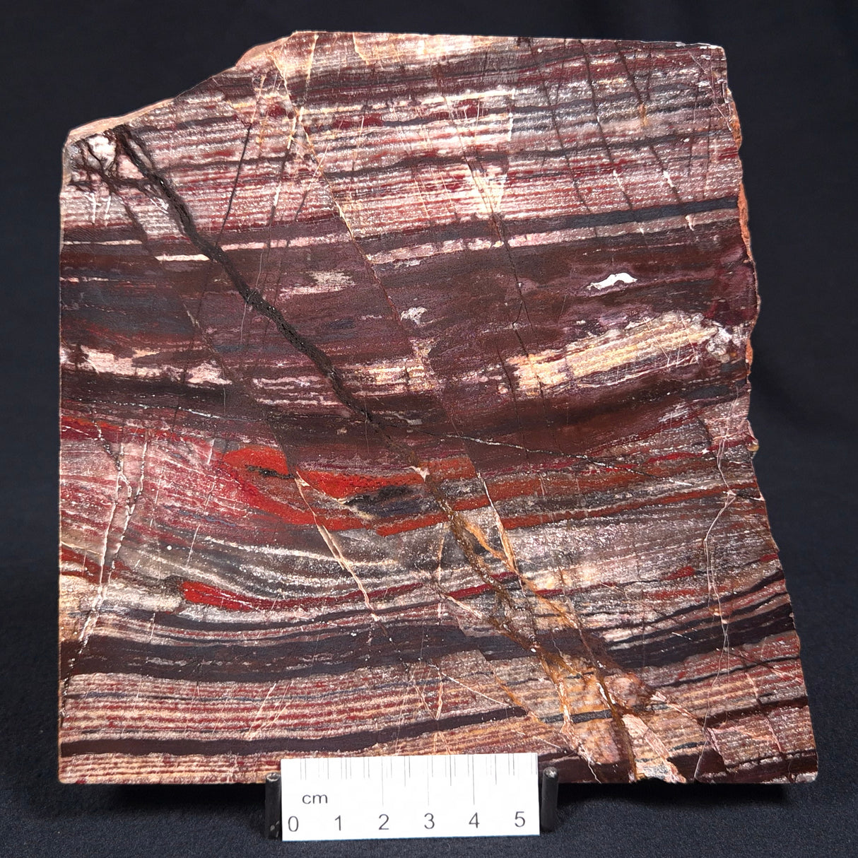 BANDED JASPER WITH HEMATITE, Australia YSC052