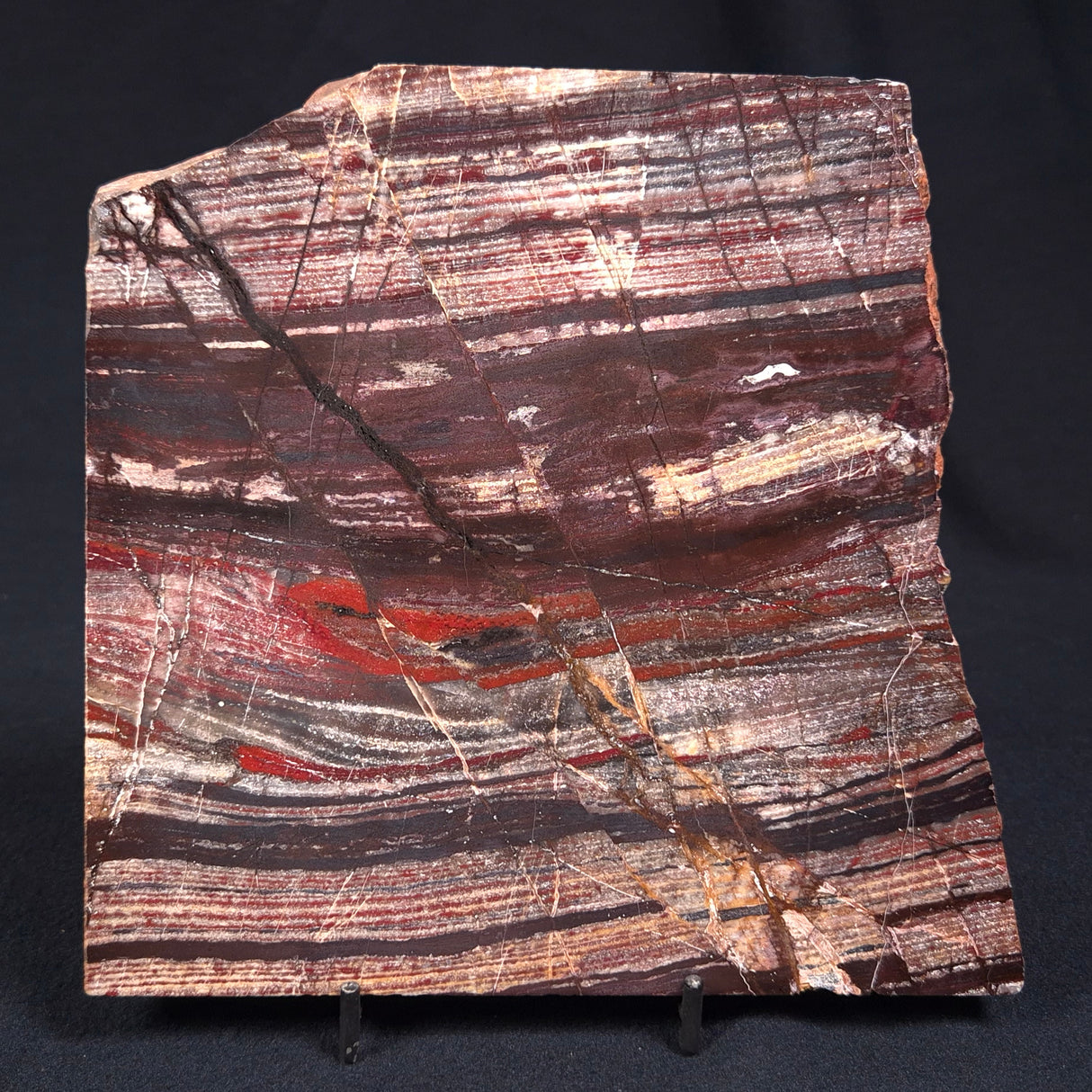 BANDED JASPER WITH HEMATITE, Australia YSC052