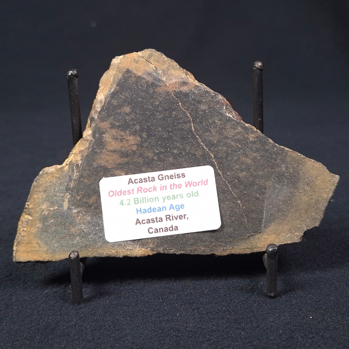 ACASTA GNEISS "OLDEST ROCK IN THE WORLD", Late Hadean, Canada ZAG002