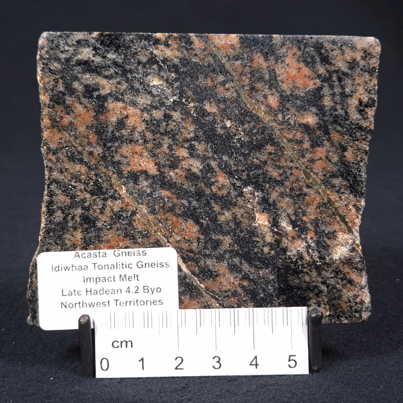 ACASTA GNEISS "OLDEST ROCK IN THE WORLD", Late Hadean, Canada ZAG004