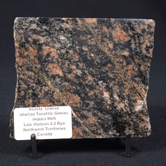 ACASTA GNEISS "OLDEST ROCK IN THE WORLD", Late Hadean, Canada ZAG004