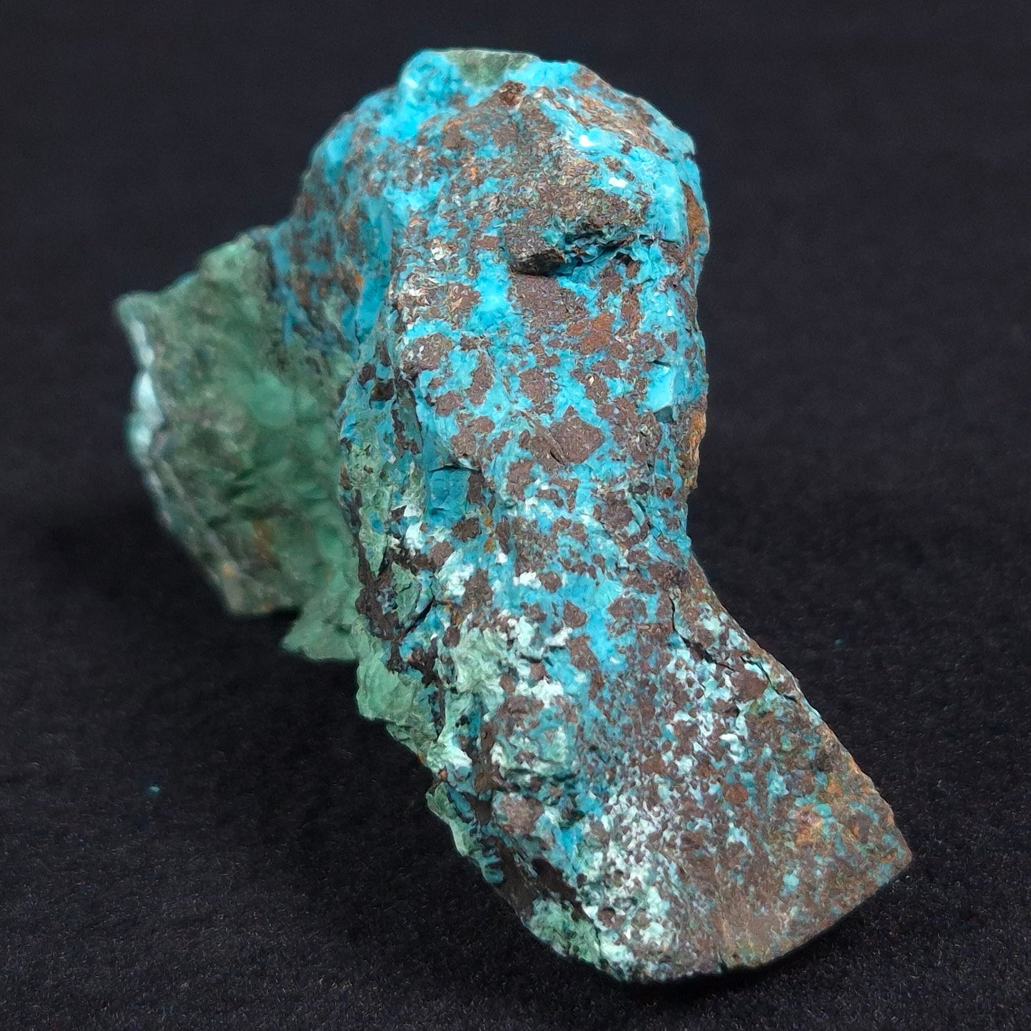 CHRYSOCOLLA CUPRITE MALACHITE, Australia ZRC004