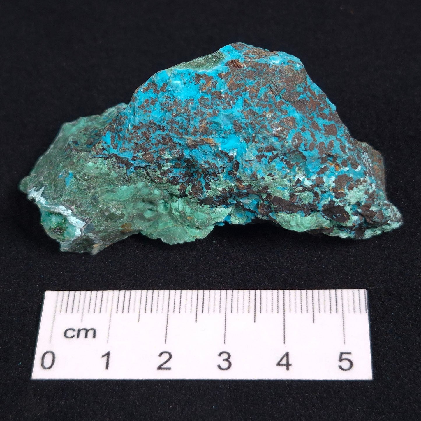 CHRYSOCOLLA CUPRITE MALACHITE, Australia ZRC004