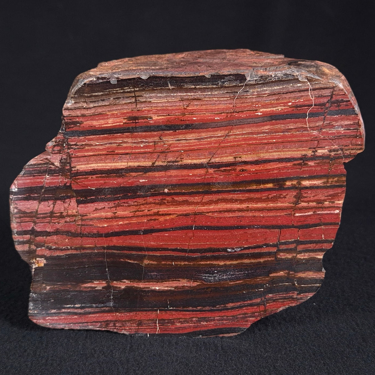 BANDED JASPER WITH HEMATITE, Australia YSC064