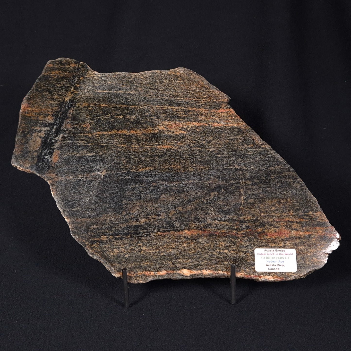 ACASTA GNEISS "OLDEST ROCK IN THE WORLD", Late Hadean, Canada ZAG016