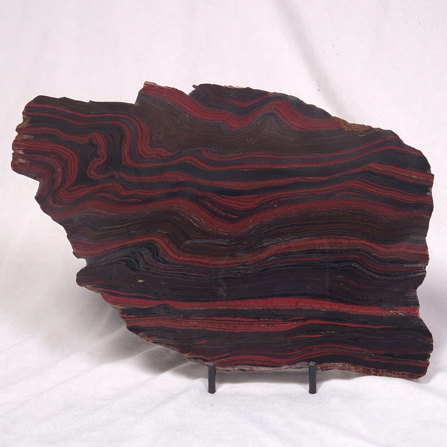 BANDED TIGER IRON MICROBIALITE, Archean, Australia ZBI039