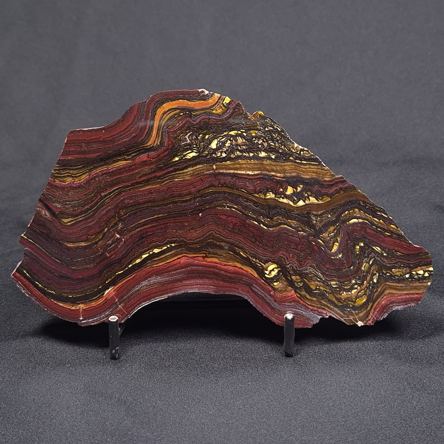 BANDED TIGER IRON MICROBIALITE, Archean, Australia ZBI045