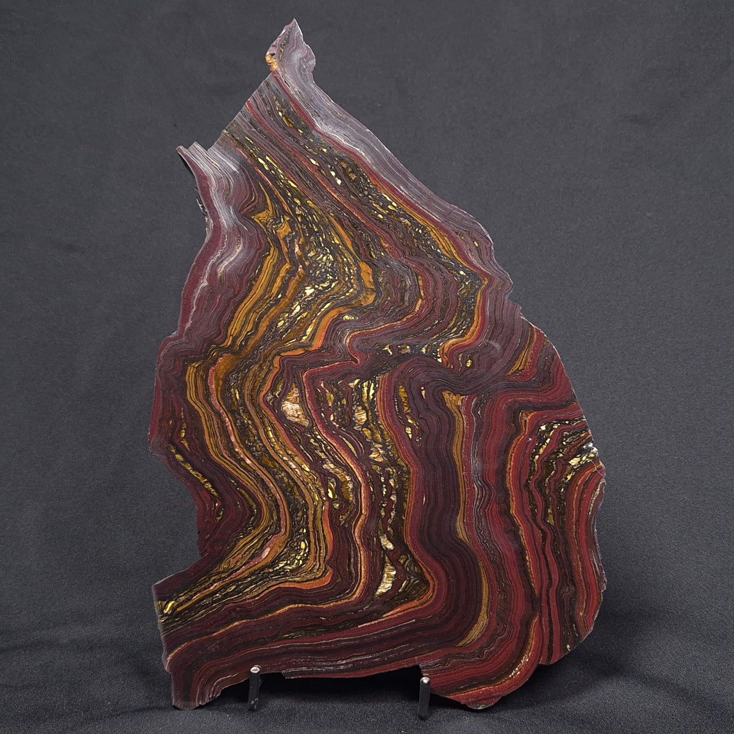 BANDED TIGER IRON MICROBIALITE, Archean, Australia ZBI047