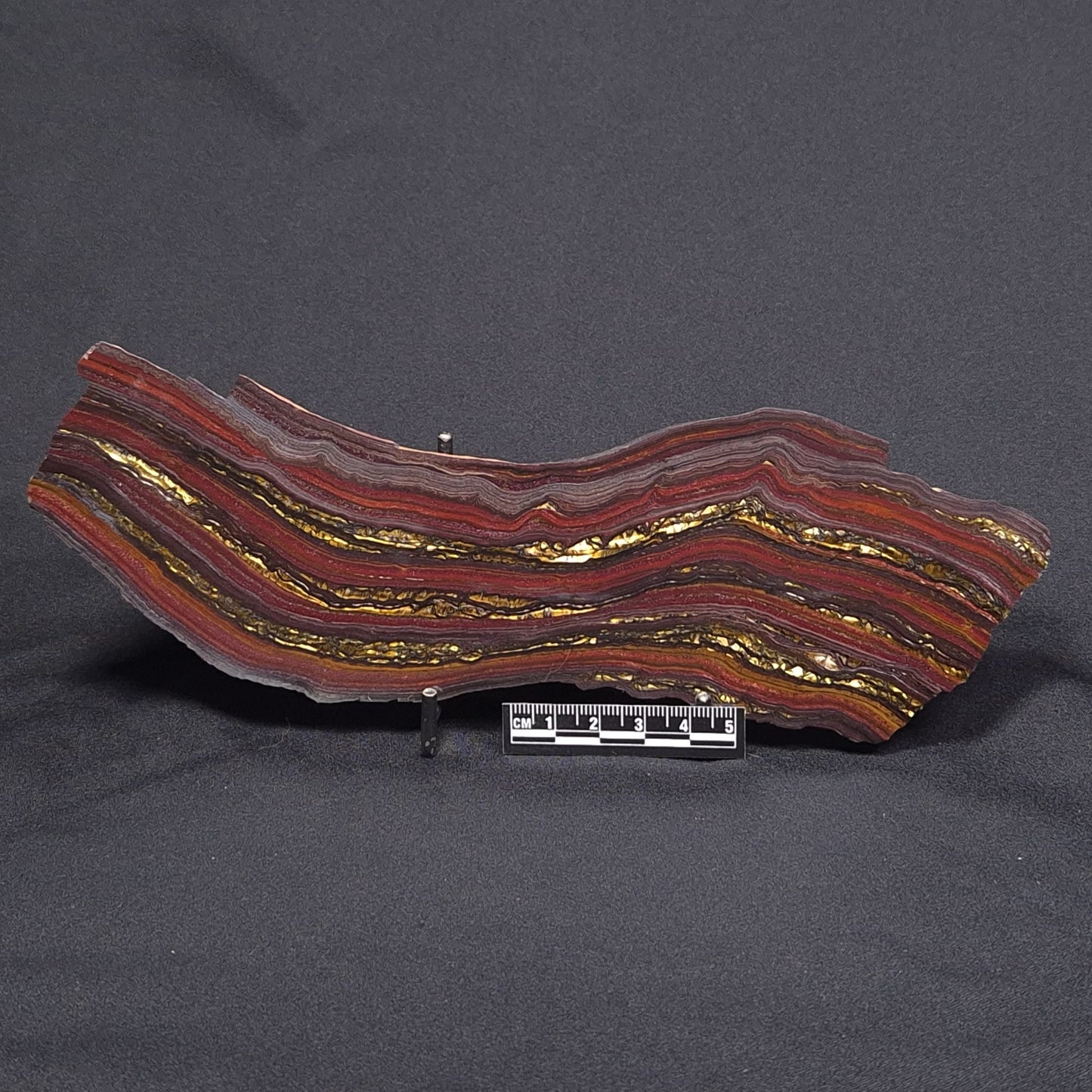 BANDED TIGER IRON MICROBIALITE, Archean, Australia ZBI049