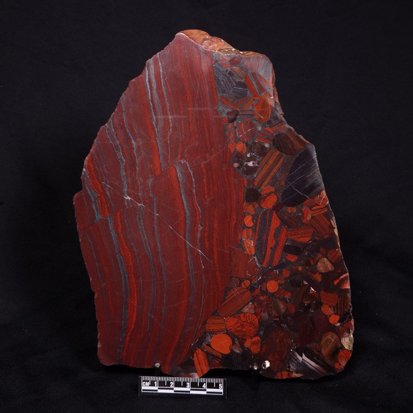 CONGLOMERATE HEMATITE AND JASPER, Australia YSC082