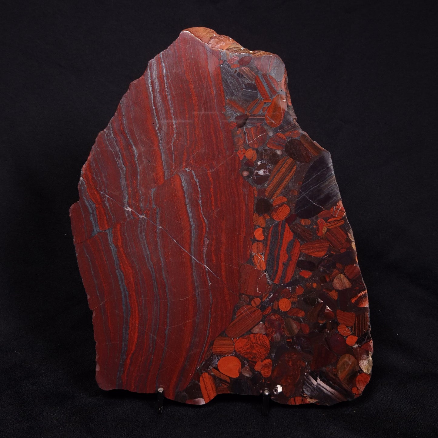 CONGLOMERATE HEMATITE AND JASPER, Australia YSC082