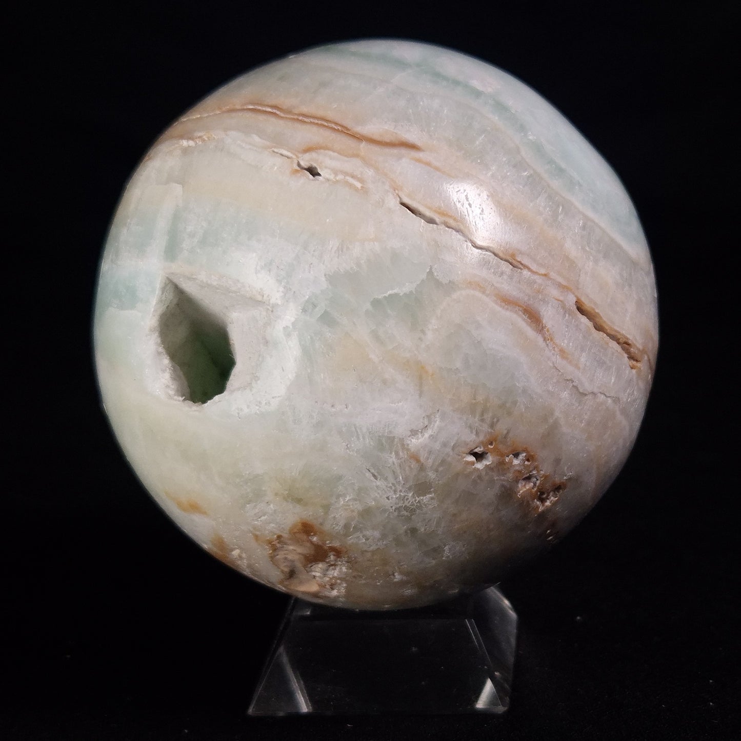 CARIBBEAN CALCITE SPHERE, Pakistan YCS004