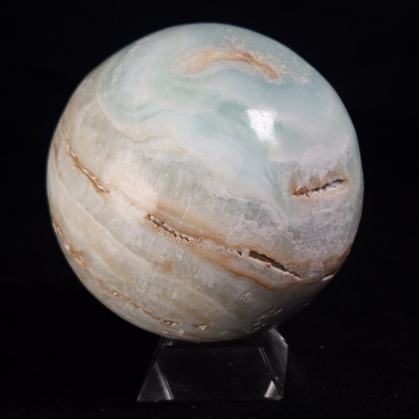 CARIBBEAN CALCITE SPHERE, Pakistan YCS004
