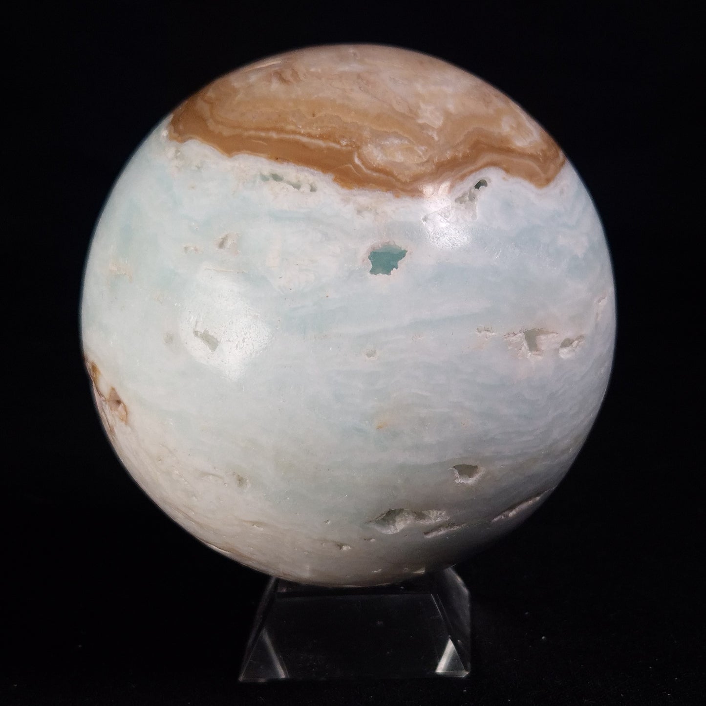CARIBBEAN CALCITE SPHERE, Pakistan YCS009