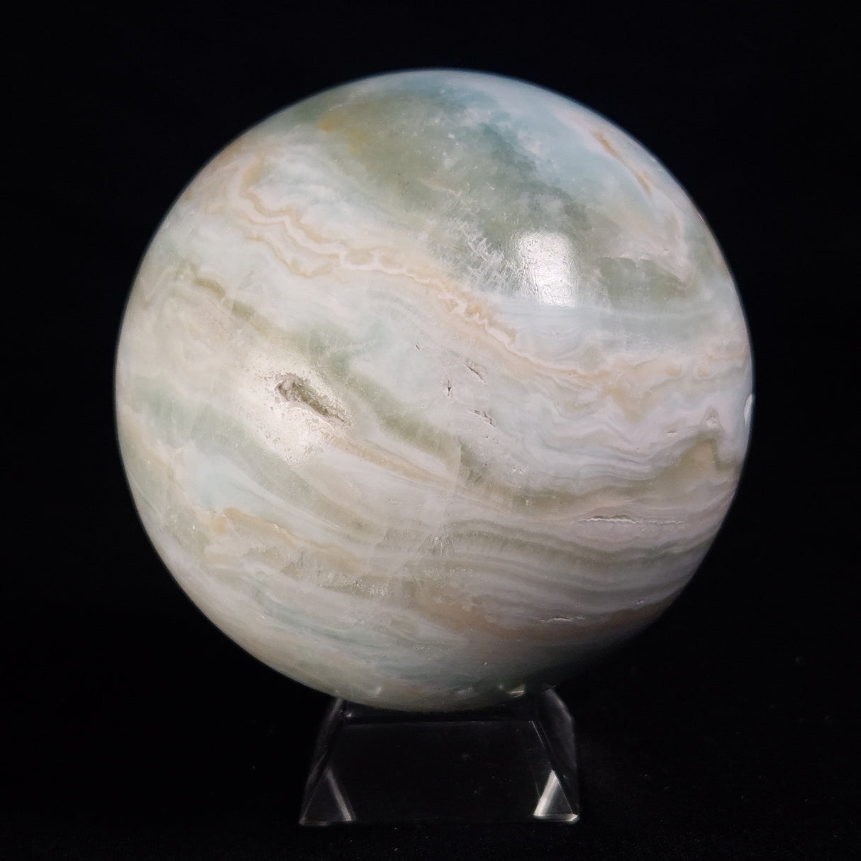 CARIBBEAN CALCITE SPHERE, Pakistan YCS015