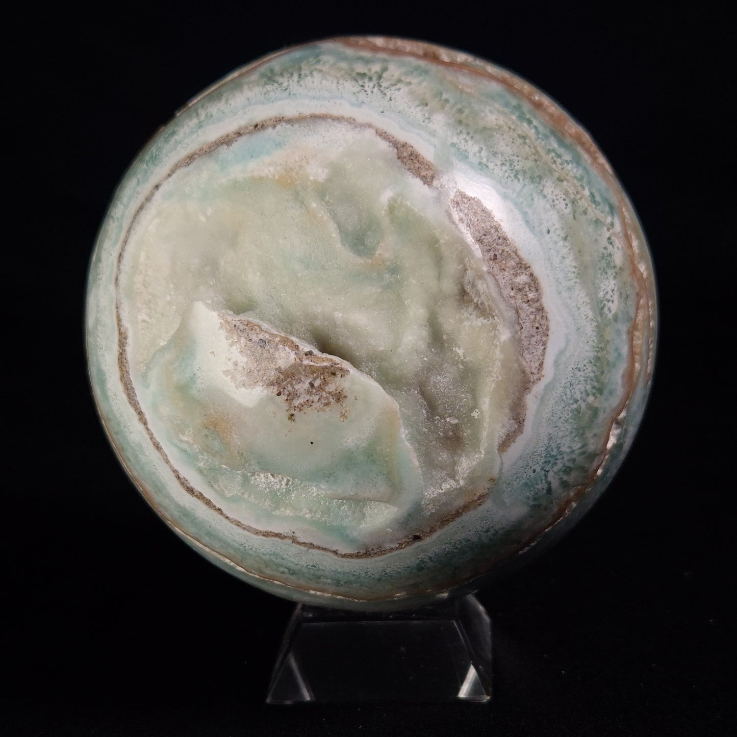 CARIBBEAN CALCITE SPHERE, Pakistan YCS018