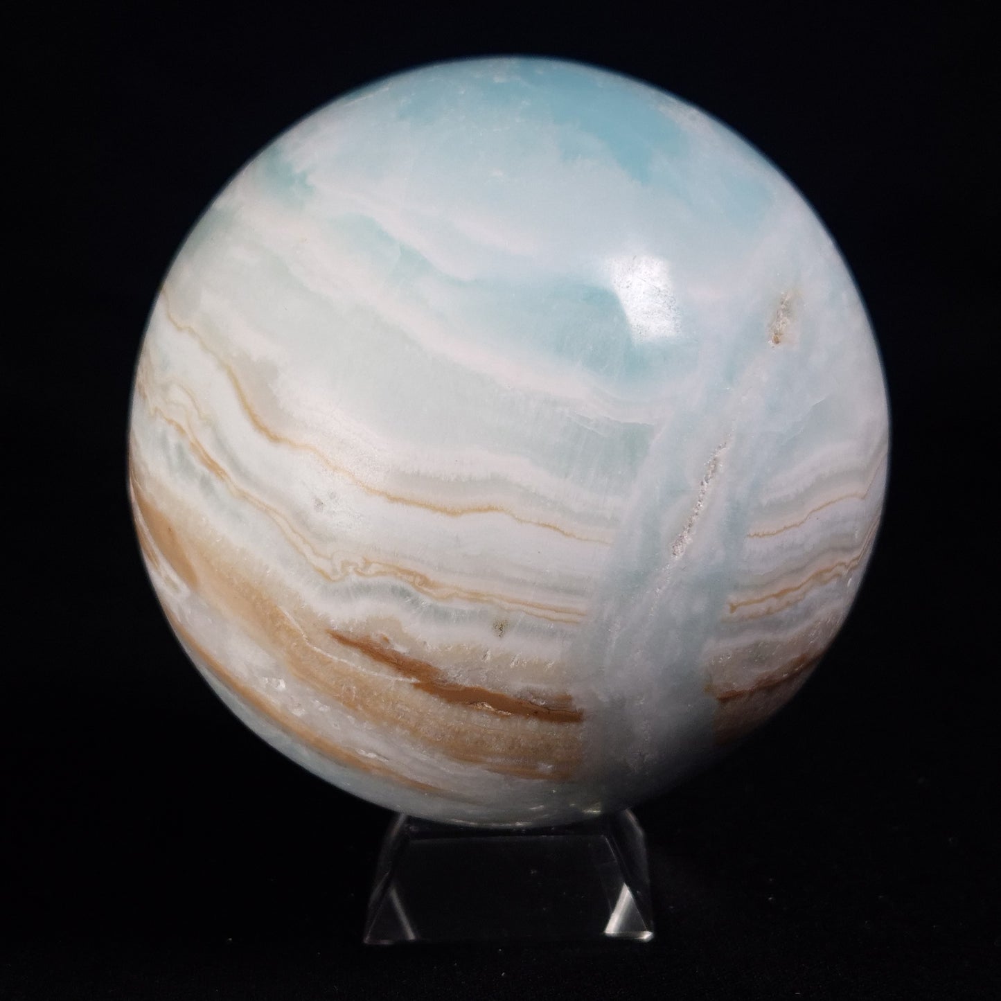 CARIBBEAN CALCITE SPHERE, Pakistan YCS020