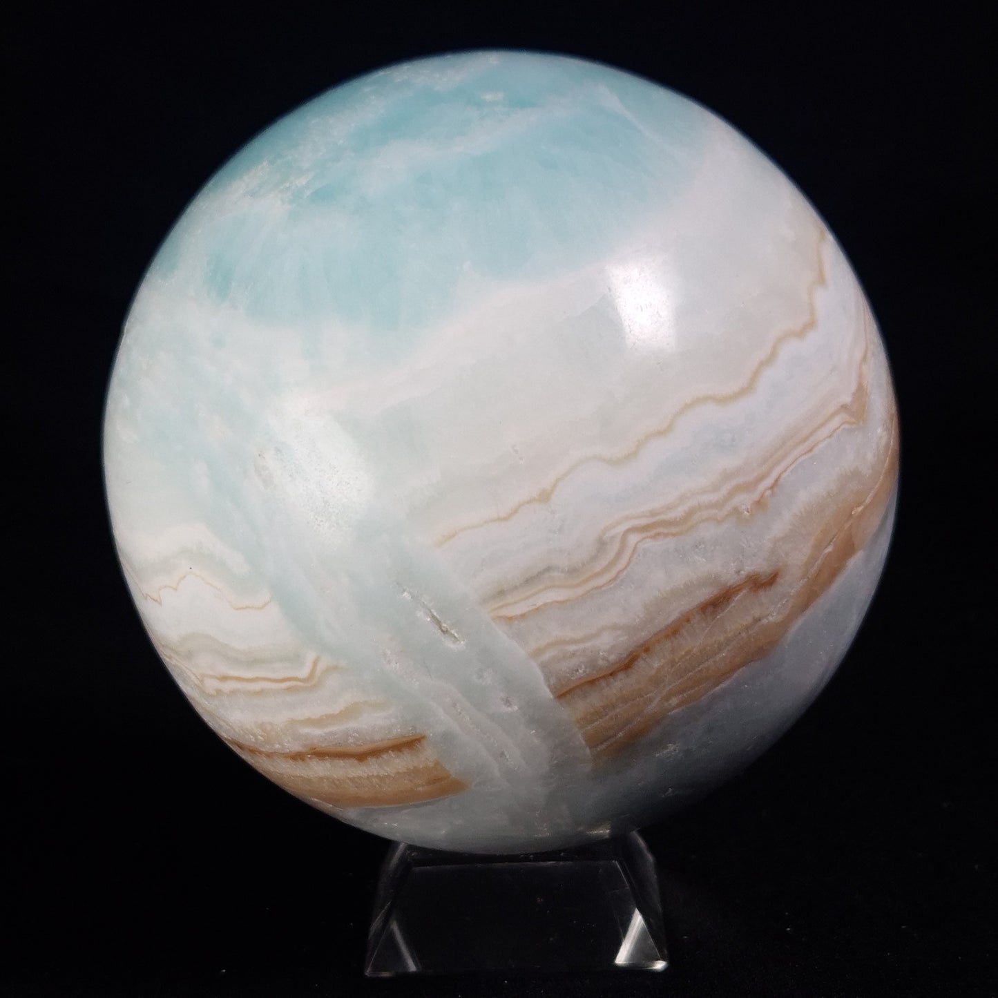 CARIBBEAN CALCITE SPHERE, Pakistan YCS020