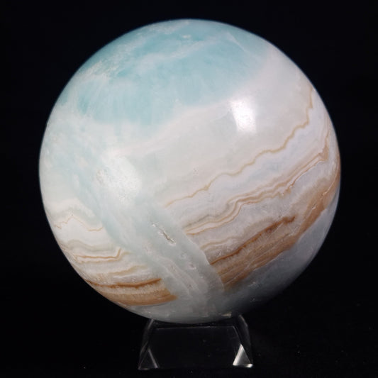 CARIBBEAN CALCITE SPHERE, Pakistan YCS020