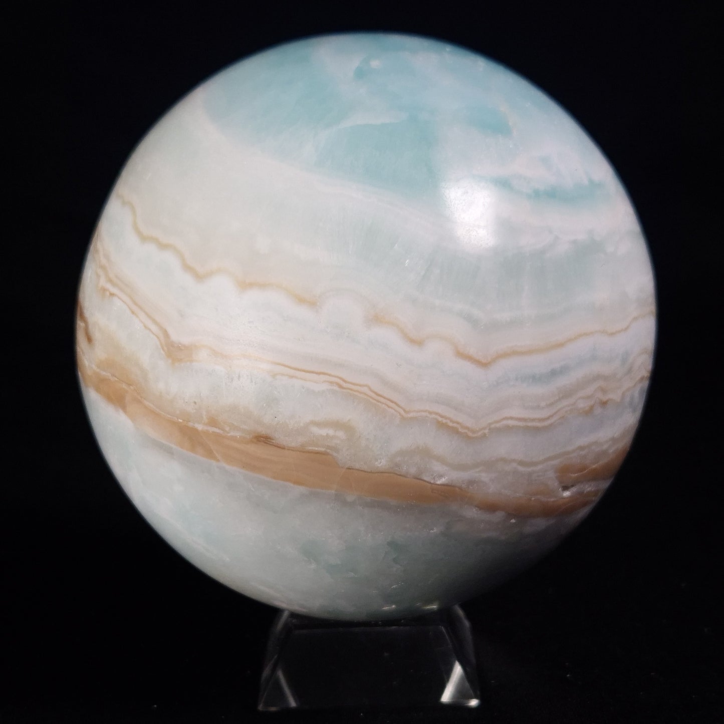 CARIBBEAN CALCITE SPHERE, Pakistan YCS020