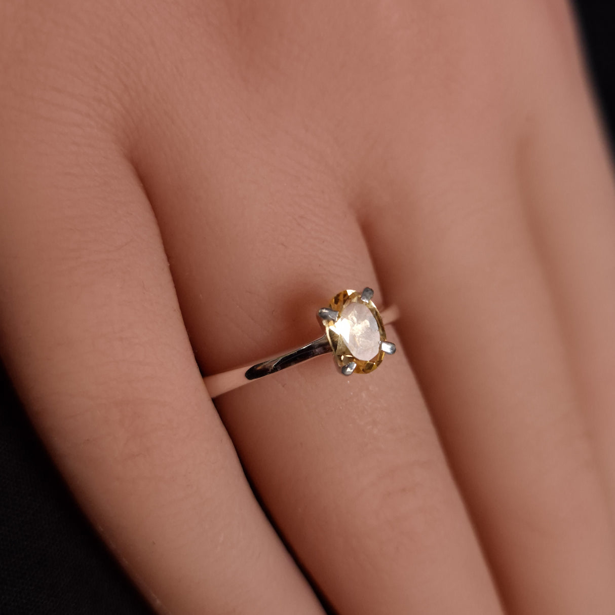 CITRINE RINGS set in STERLING SILVER 3SSCTR1