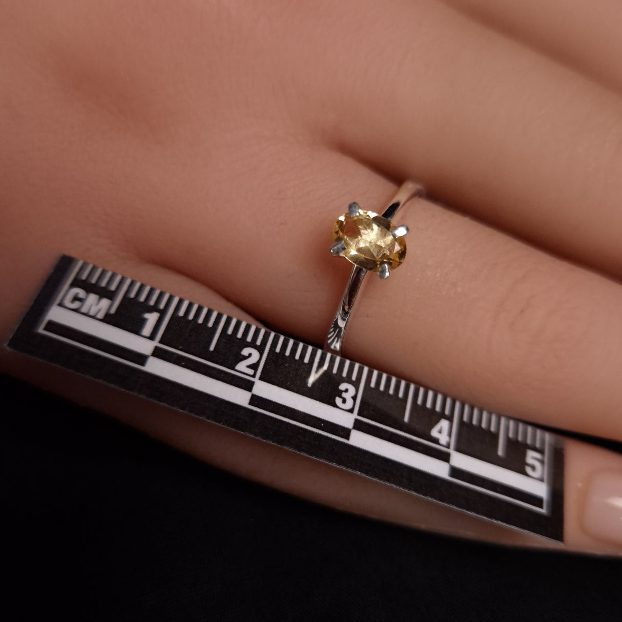 CITRINE RINGS set in STERLING SILVER 3SSCTR1