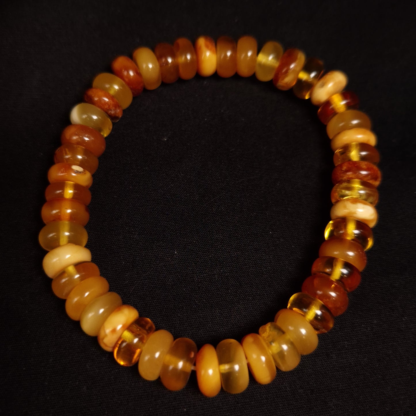 AMBER BEADED BRACELET 3SSAMBB1