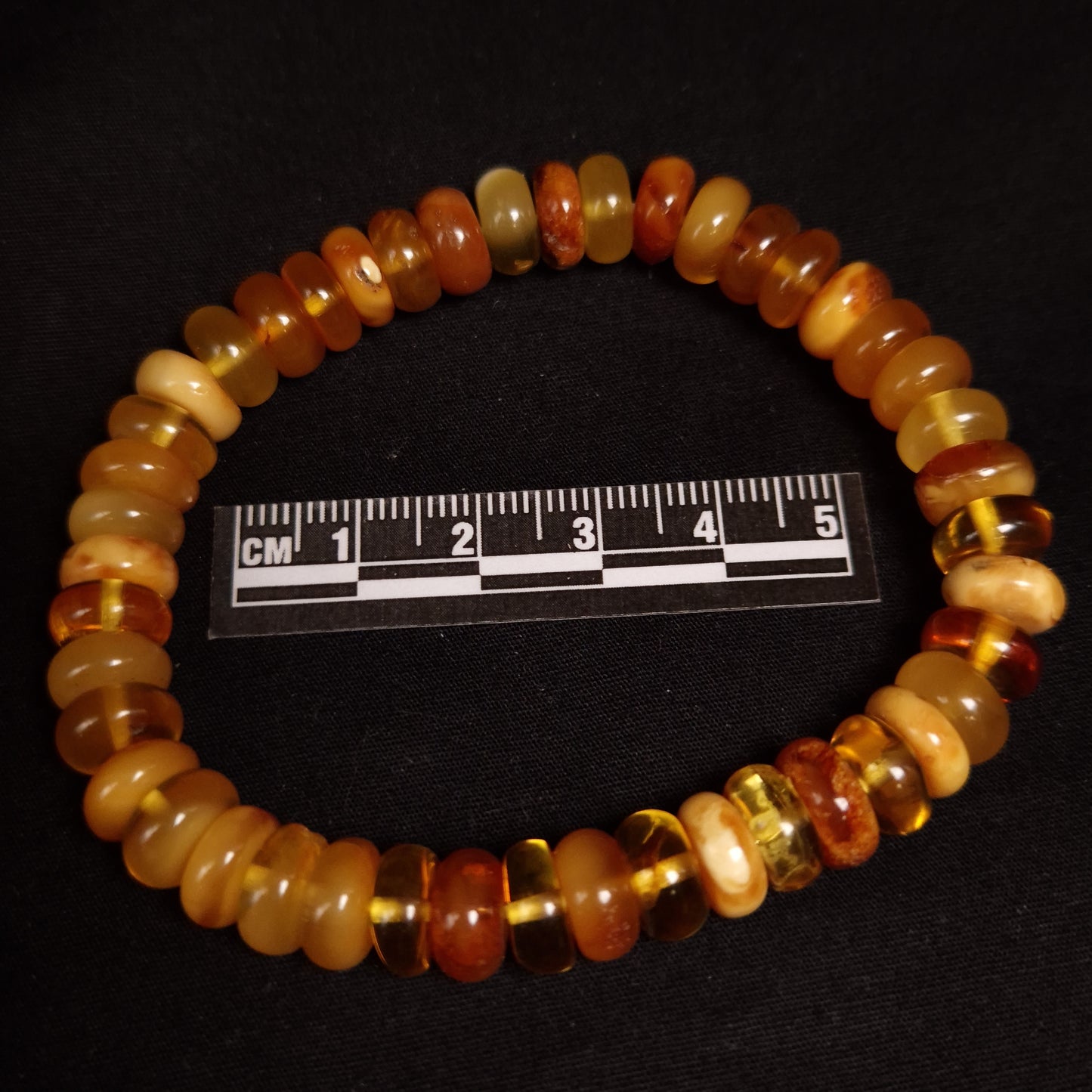 AMBER BEADED BRACELET 3SSAMBB1