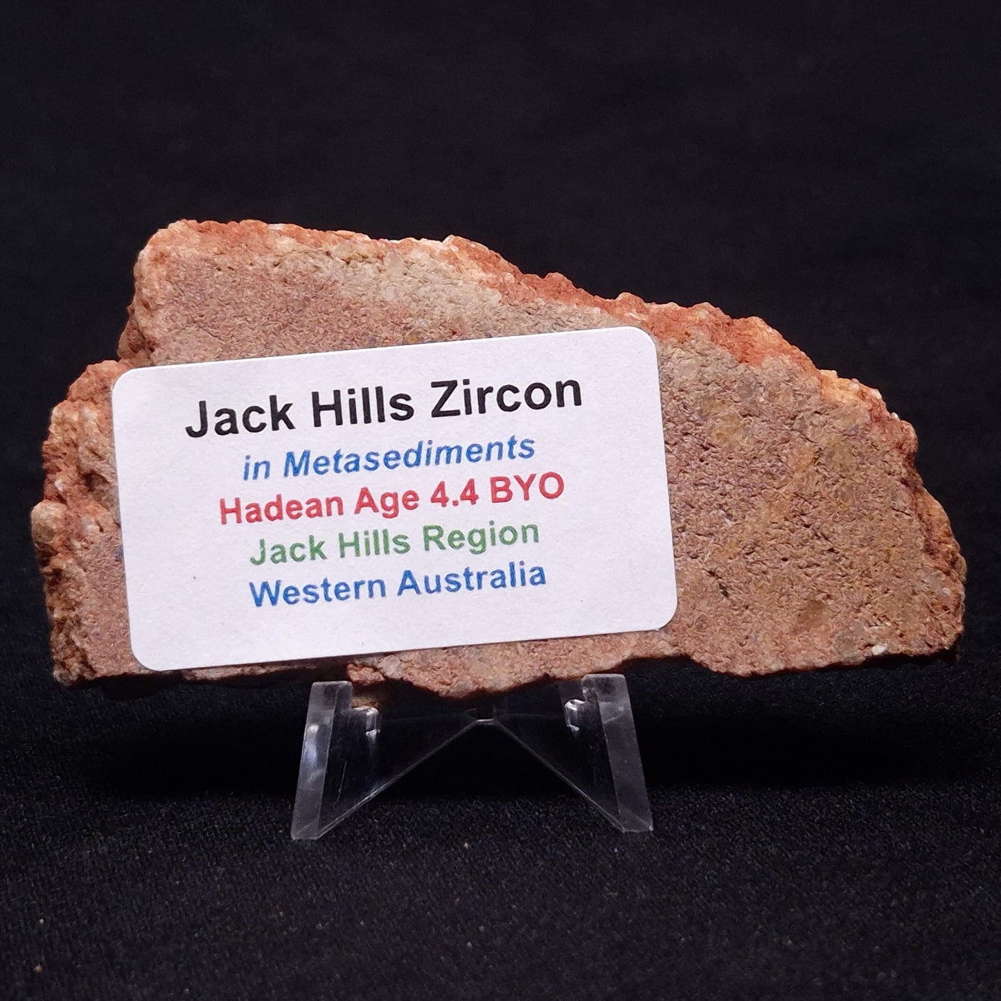 JACK HILLS ZIRCON, Hadean Age, Australia ZJH027