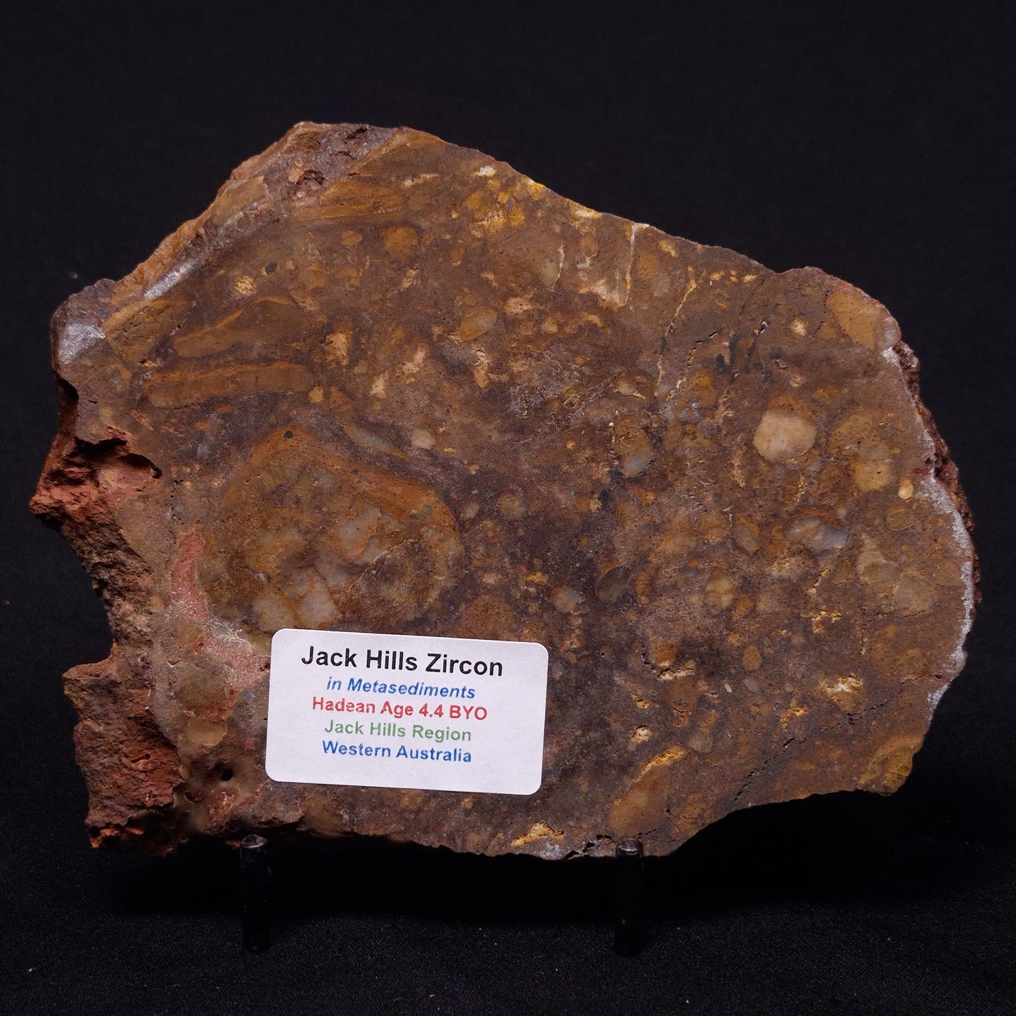 JACK HILLS ZIRCON, Hadean Age, Australia ZJH047