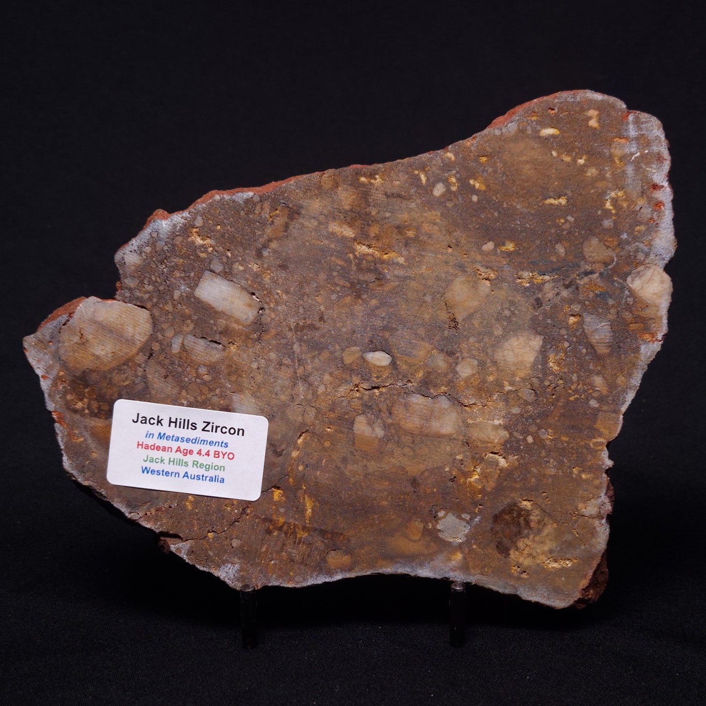 JACK HILLS ZIRCON, Hadean Age, Australia ZJH048