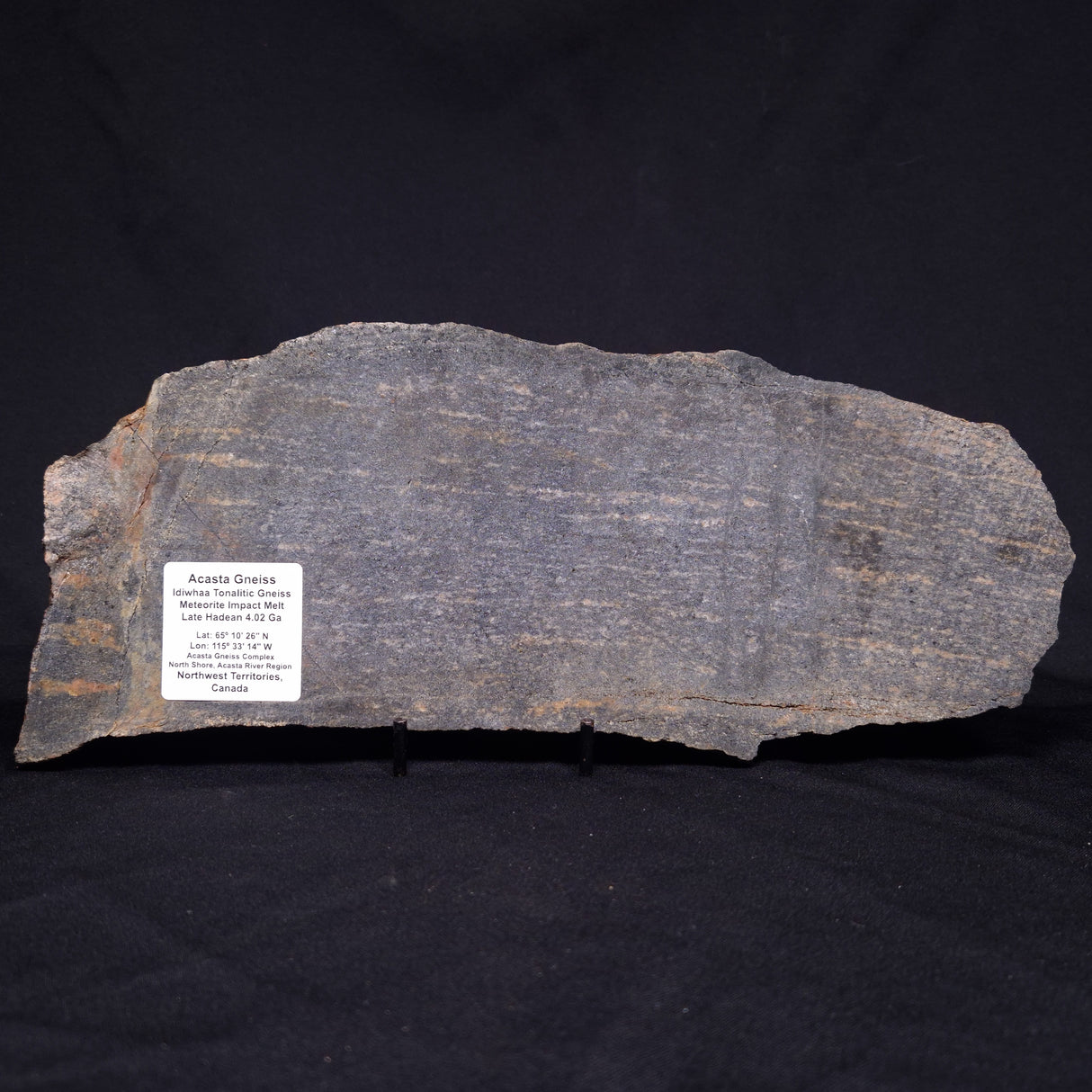 ACASTA GNEISS "OLDEST ROCK IN THE WORLD", Late Hadean, Canada ZAG015