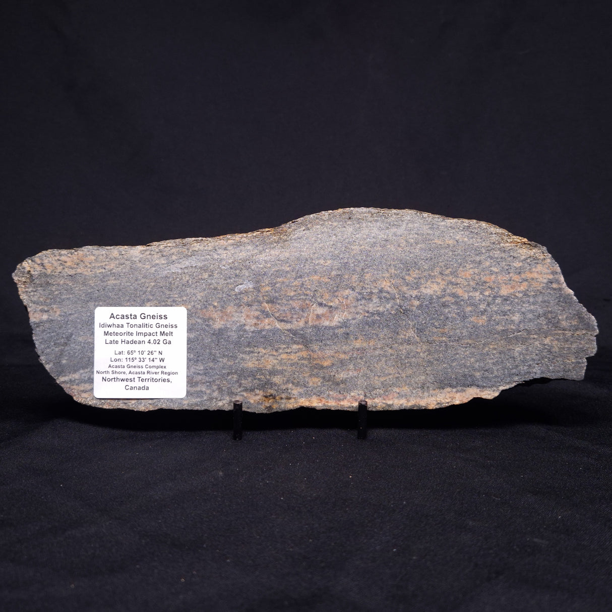 ACASTA GNEISS "OLDEST ROCK IN THE WORLD", Late Hadean, Canada ZAG019