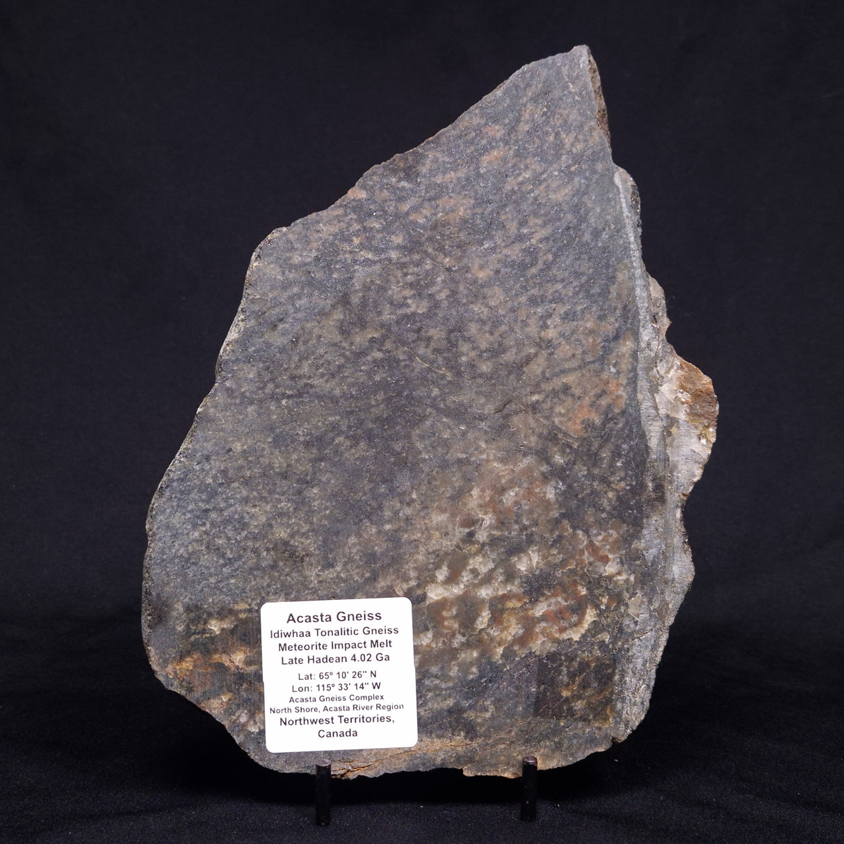 ACASTA GNEISS "OLDEST ROCK IN THE WORLD", Late Hadean, Canada ZAG027