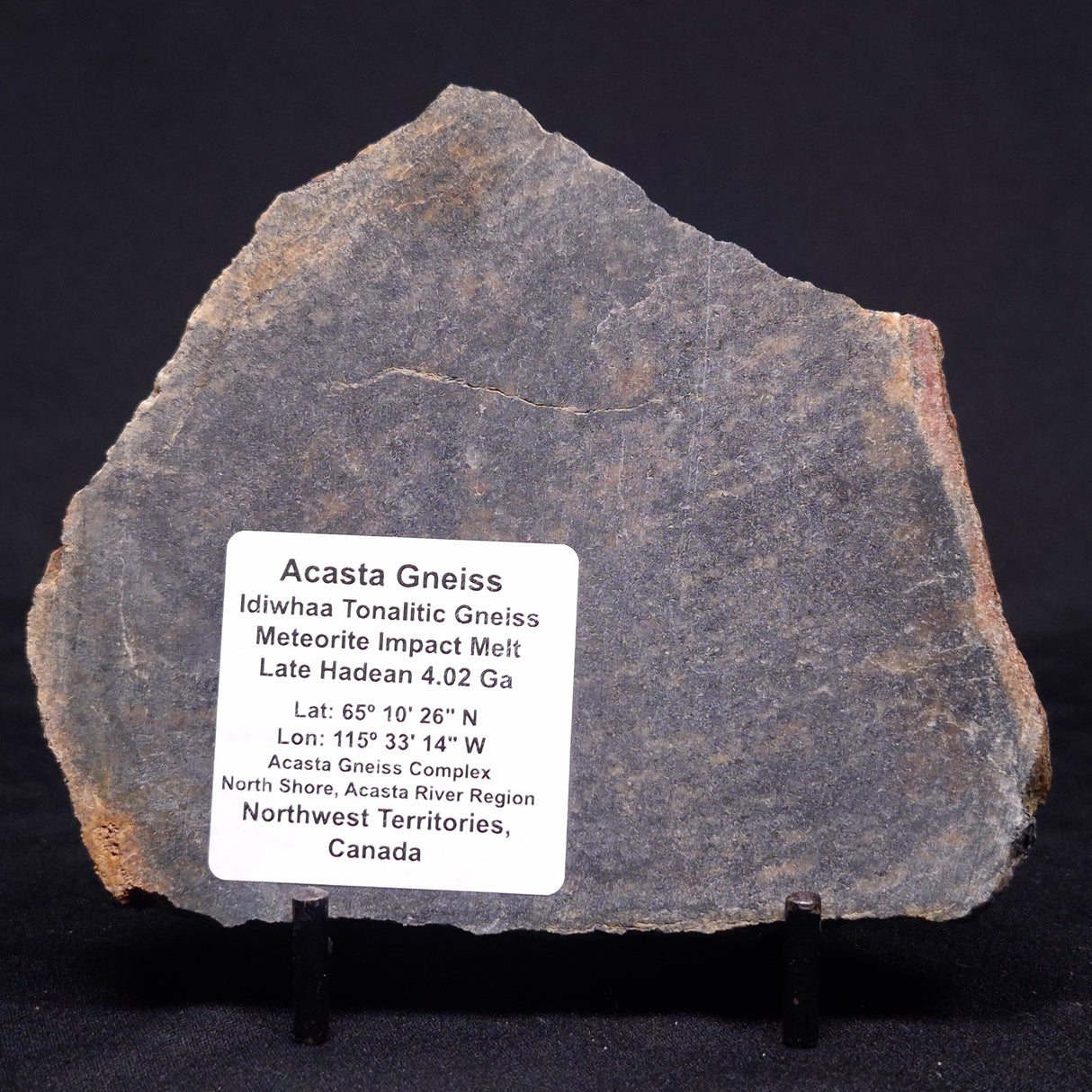 ACASTA GNEISS "OLDEST ROCK IN THE WORLD", Late Hadean, Canada ZAG044