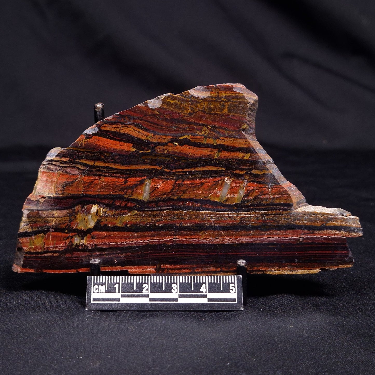 BANDED TIGER IRON MICROBIALITE, Archean, Australia ZBI054