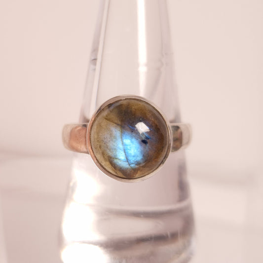 LABRADORITE RING set in STERLING SILVER 3SSLABR1