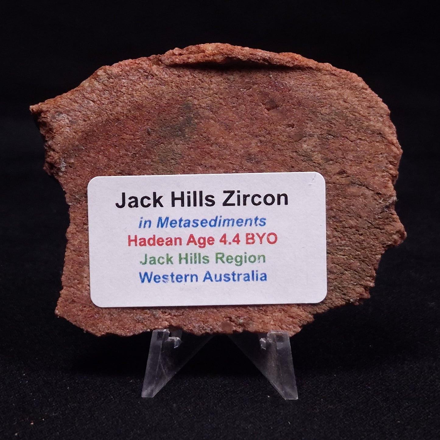 JACK HILLS ZIRCON, Hadean Age, Australia ZJH050