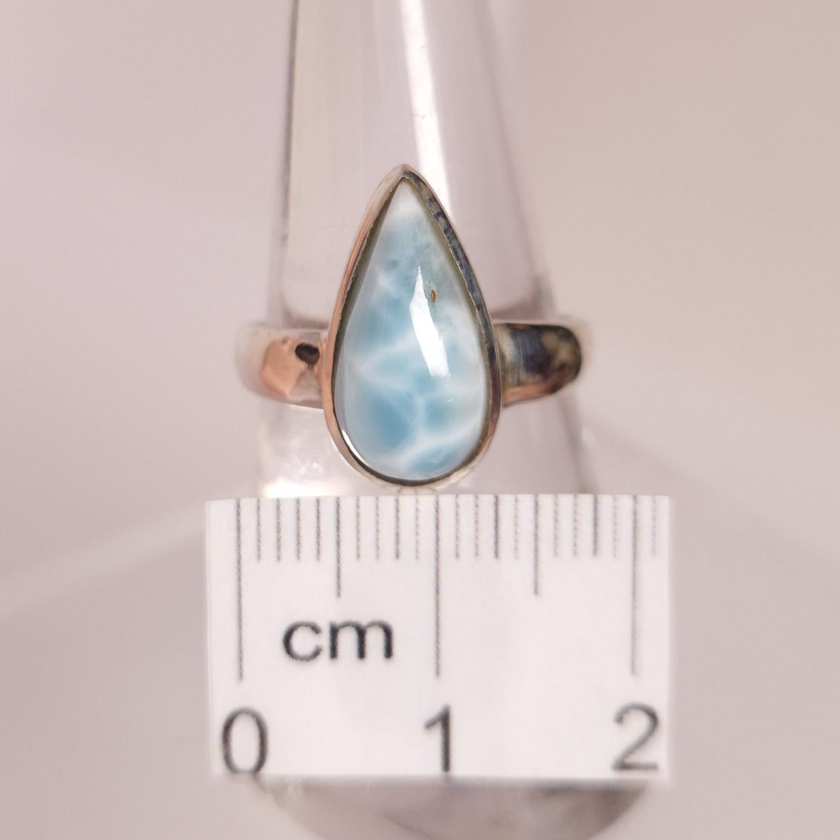 LARIMAR RING set in STERLING SILVER 3SSLR1