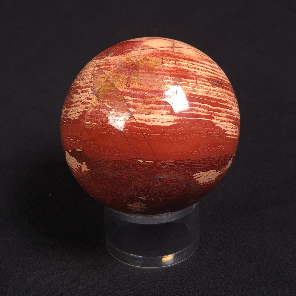 SNAKESKIN JASPER SPHERE, Australia YMS012