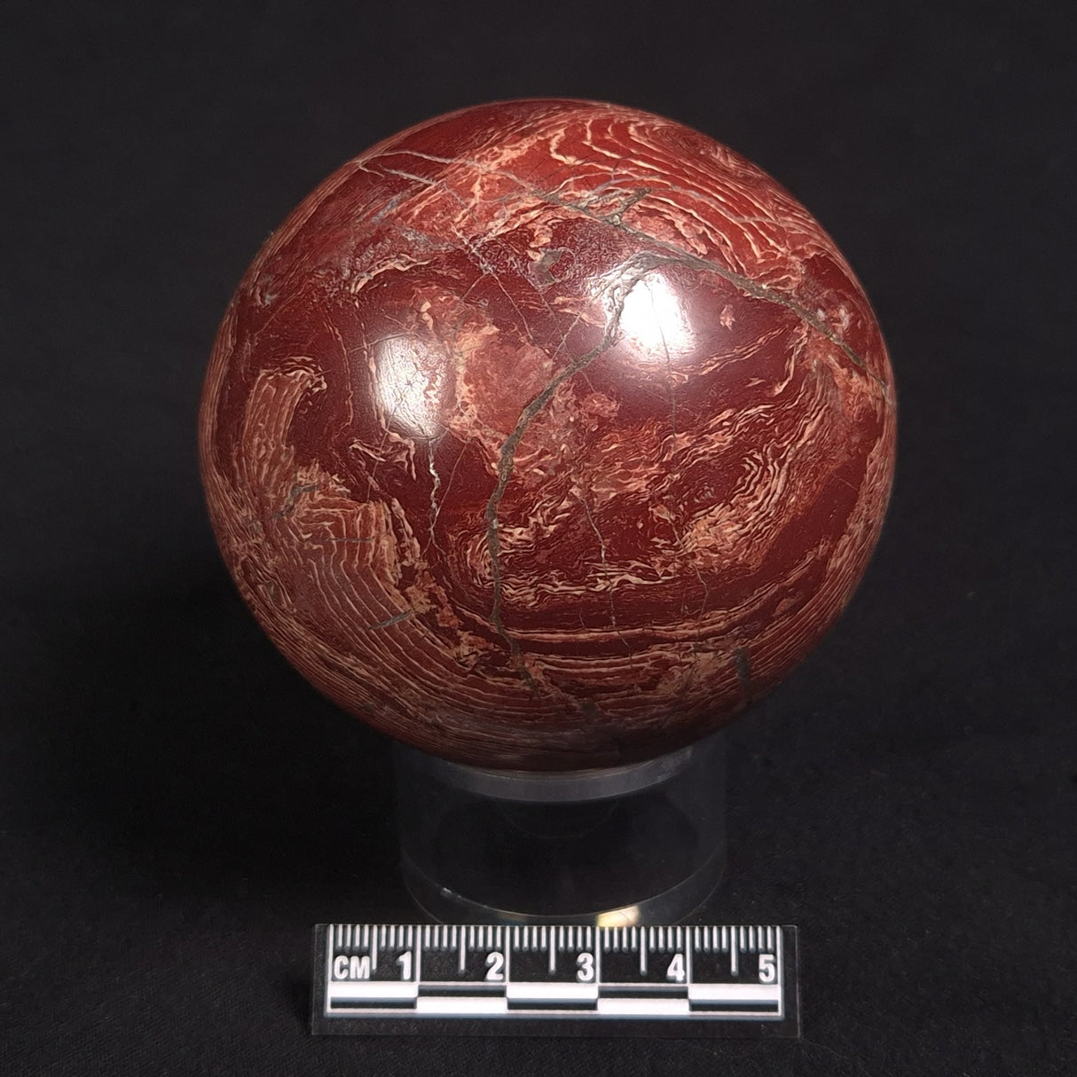 SNAKESKIN JASPER SPHERE, Australia YMS013