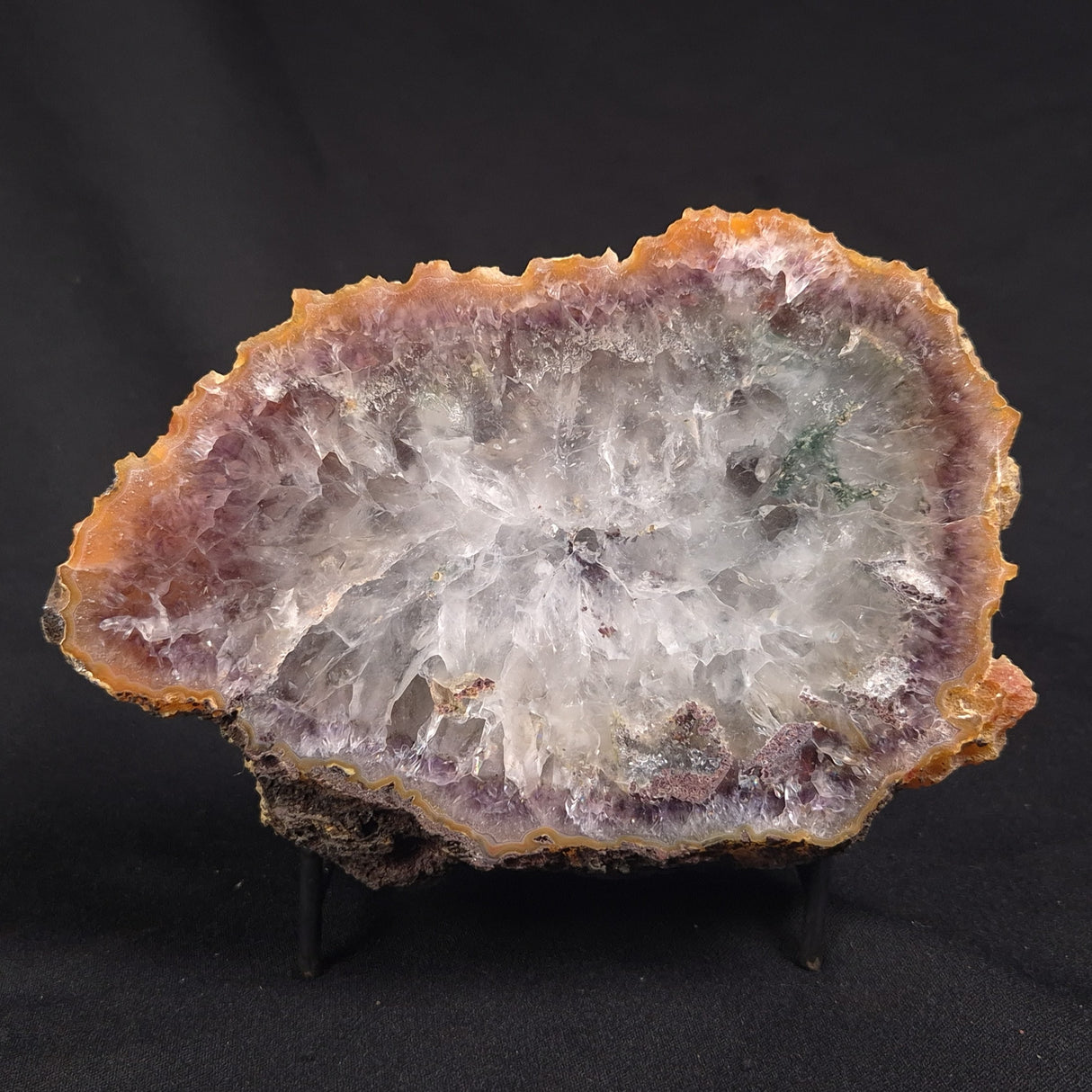 POLISHED AGATE WITH AMETHYST, Agate Creek, Australia YAC030