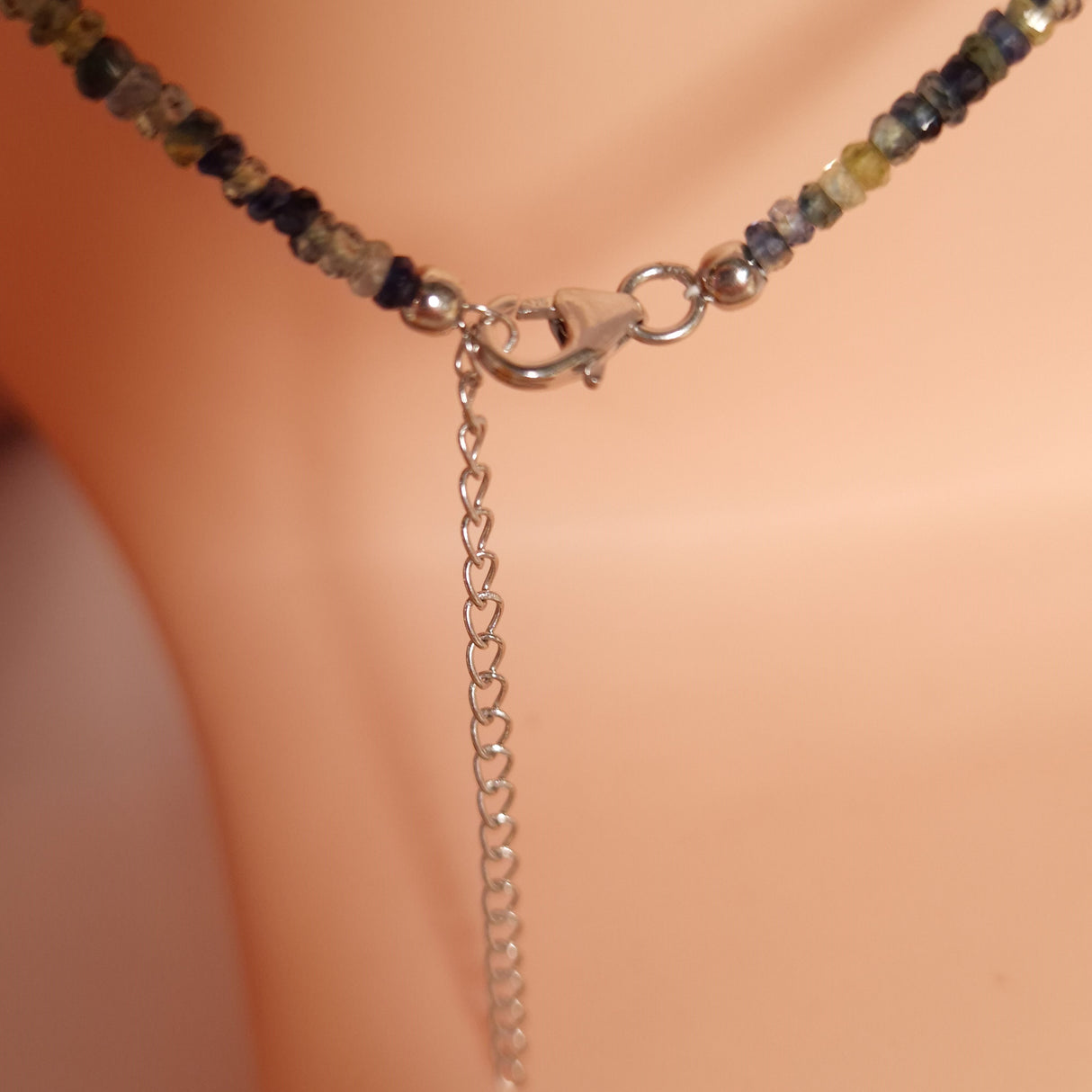 AUSTRALIAN PARTI SAPPHIRE NECKLACE 3SSAPS