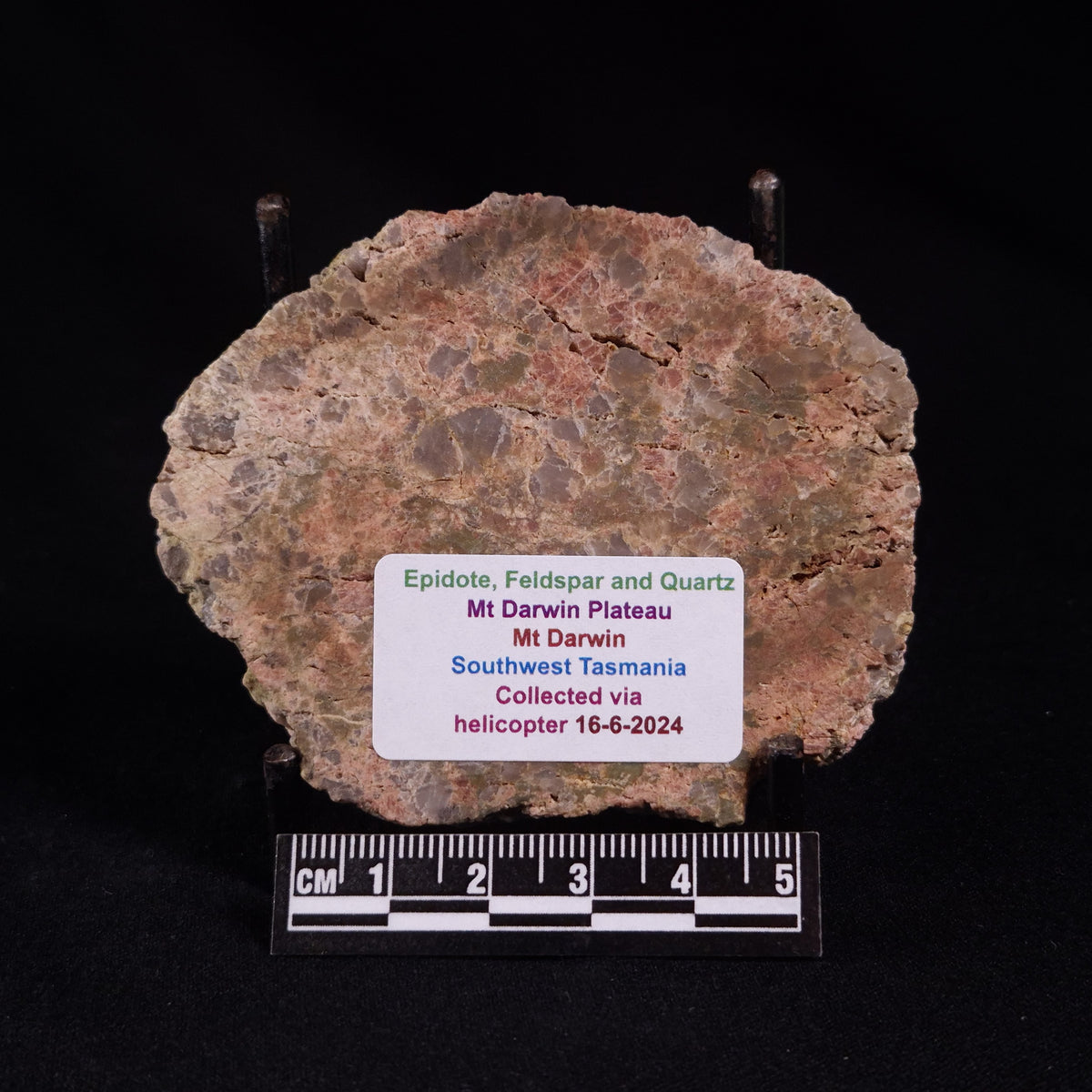 EPIDOTE FELDSPAR & QUARTZ, Tasmania ZEF001